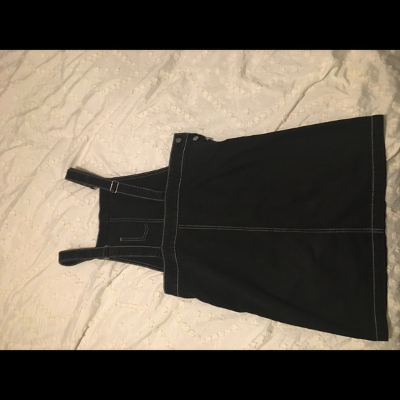 Black jean dress. - Picture 4 of 4